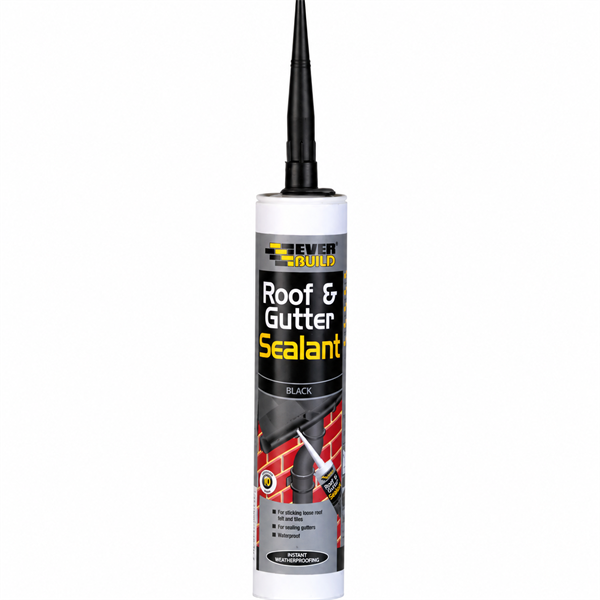 Sika Roof & Gutter Sealant Black 295ml C4